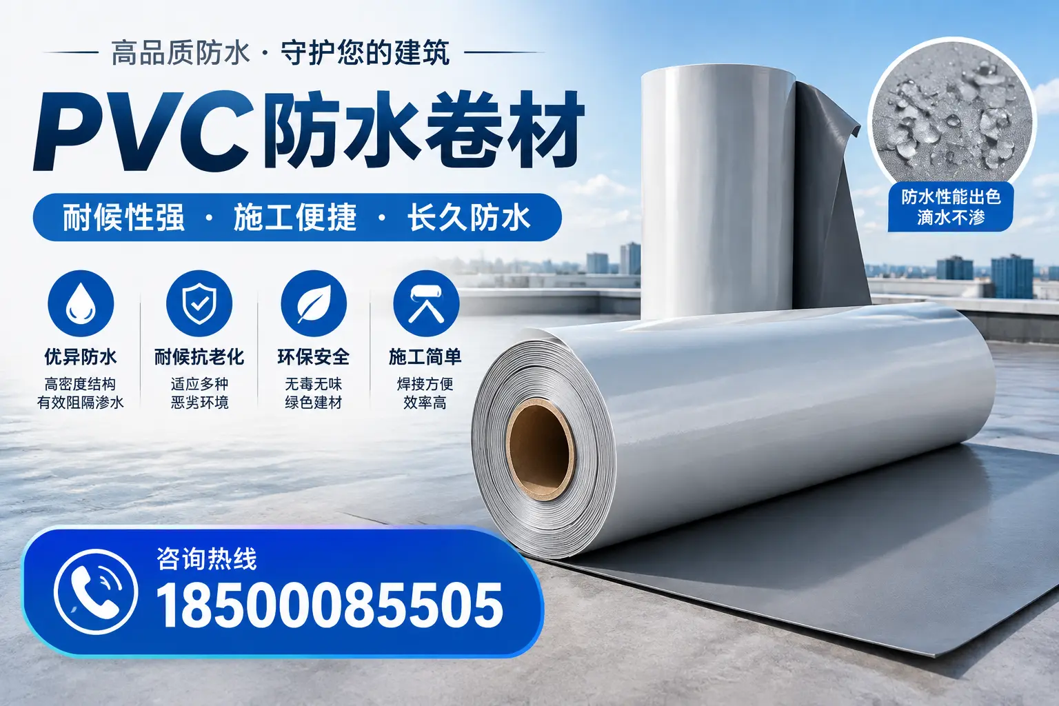 pvc防水卷材在黄石的行业应用前景分析